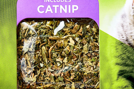 Oval Woven Felt Rope Cat Bed, with Catnip, Multicolored, 19"