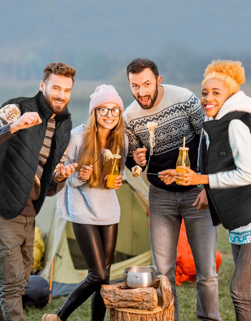 Load image into Gallery viewer, 20000Mah Power Bank for Heated Vest Portable Charger 5V 2.1A Dual USB Ports Battery Pack for Heated Blanket Clothing Black
